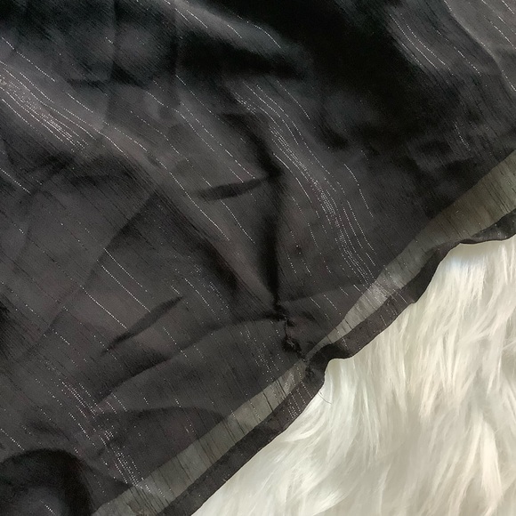 ShowPo Dangerous Woman plunge thigh split dress Black US 6 - Picture 13 of 14